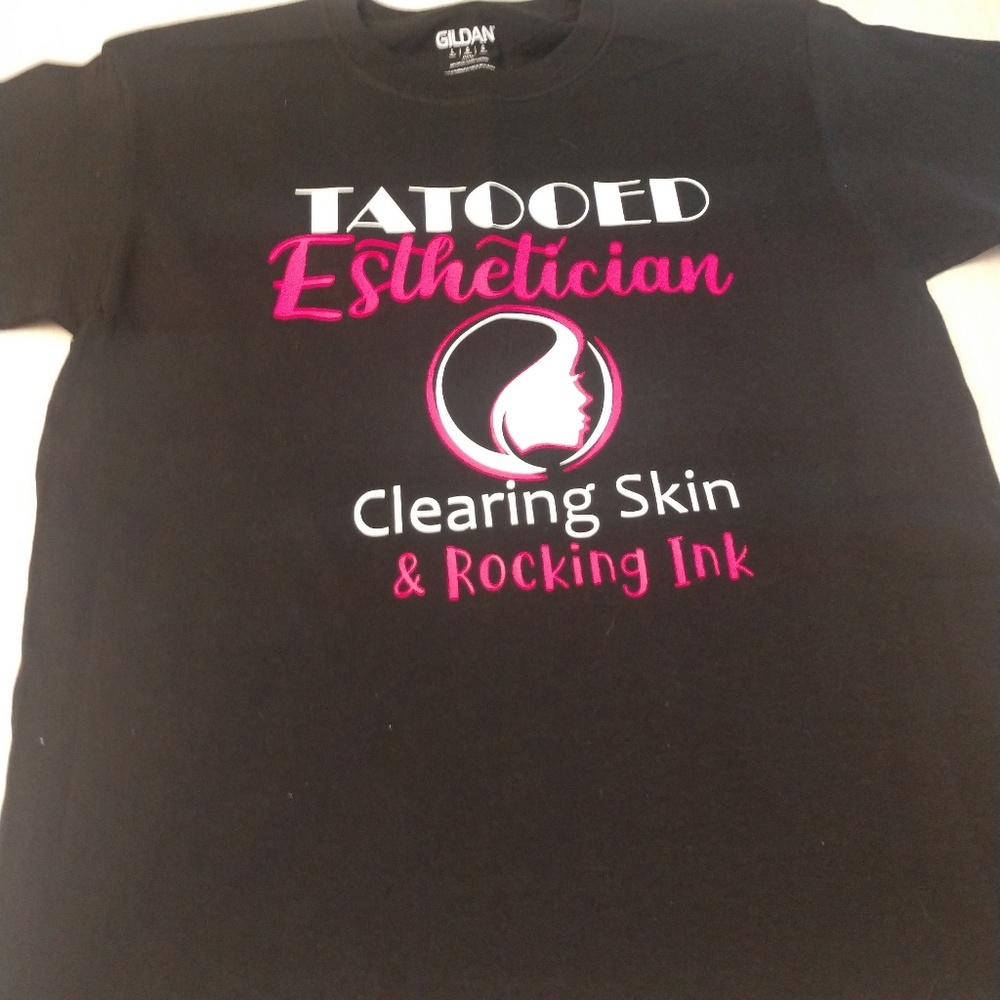 Tattooed esthetician